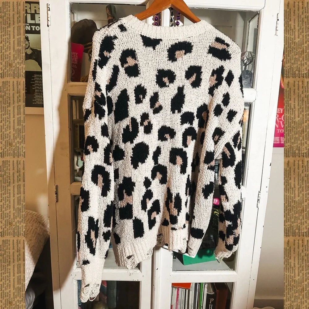 arula (altar’d state) leopard sweater - Picture 4 of 5